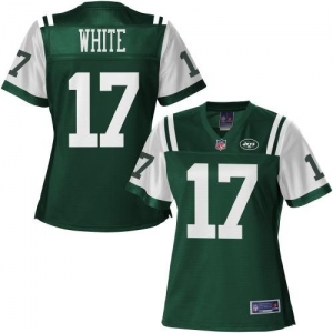 Pro Line Women's New York Jets Jordan White Team Color Jersey