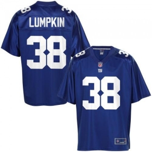 Pro Line Men's New York Giants Kregg Lumpkin Team Color Jersey