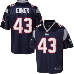 Pro Line Men's New England Patriots Nate Ebner Team Color Jersey