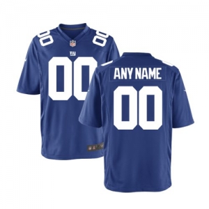 Nike New York Giants Youth Custom Game Jersey - Royal Blue