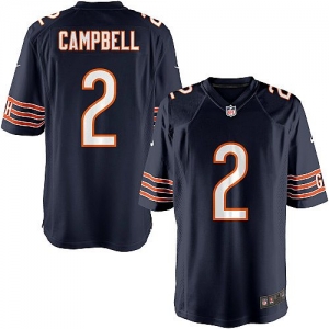 Nike Jason Campbell Chicago Bears Youth Game Jersey - Navy Blue