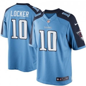 Nike Jake Locker Tennessee Titans The Limited Jersey - Light Blu