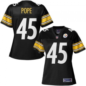 Pro Line Women's Pittsburgh Steelers Leonard Pope Team Color Jer