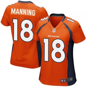 Nike Peyton Manning Denver Broncos Youth Girls Game Jersey - Ora