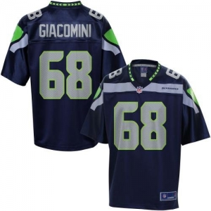 Pro Line Men's Seattle Seahawks Breno Giacomini Team Color Jerse