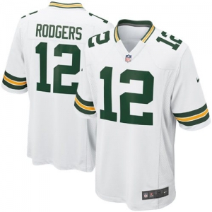 Nike Aaron Rodgers Green Bay Packers Youth Game Jersey - White