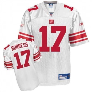 Reebok New York Giants Plaxico Burress Youth Replica White Jerse