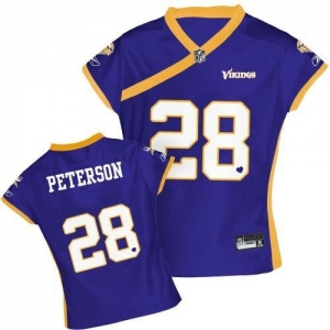 Reebok Minnesota Vikings Youth Girls Adrian Peterson Be Luv'd Je