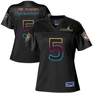 Pro Line Women's Baltimore Ravens Joe Flacco Super Bowl XLVII Ch