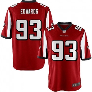 Nike Ray Edwards Atlanta Falcons Youth Game Jersey - Red