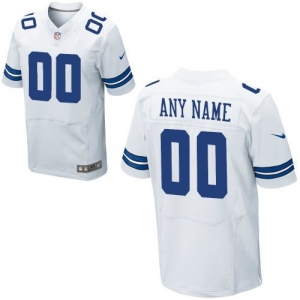 Nike Dallas Cowboys Customized Elite Jersey - White