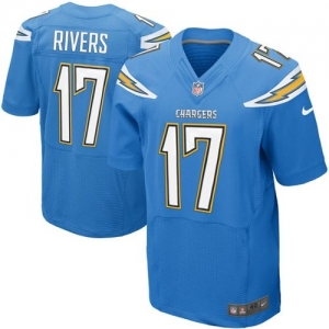 Nike Philip Rivers San Diego Chargers Elite Jersey - Light Blue