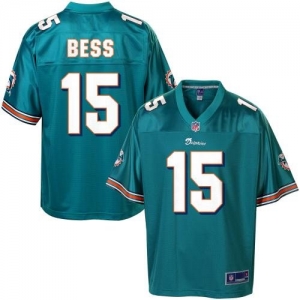 Pro Line Men's Miami Dolphins Davone Bess Team Color Jersey