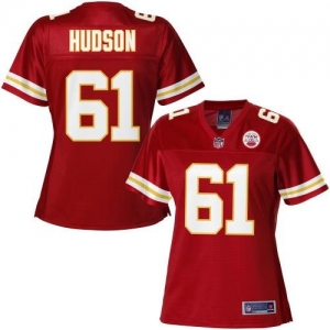 Pro Line Women's Kansas City Chiefs Rodney Hudson Team Color Jer