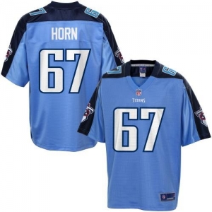 Pro Line Men's Tennessee Titans Tyler Horn Team Color Jersey