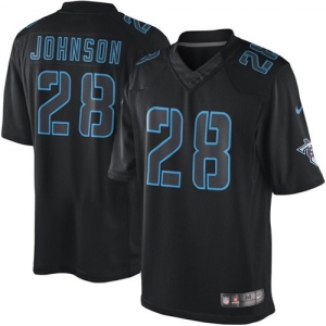 Nike Chris Johnson Tennessee Titans Impact Twill Jersey - Black