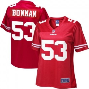 Pro Line Women's San Francisco 49ers NaVorro Bowman Team Color J