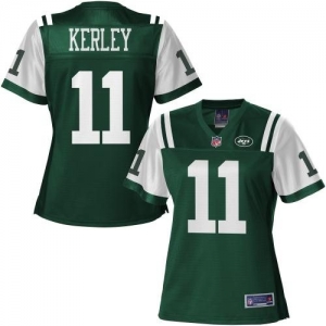 Pro Line Women's New York Jets Jeremy Kerley Team Color Jersey