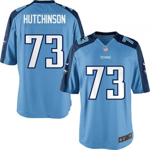 Nike Steve Hutchinson Tennessee Titans Youth Game Jersey - Light