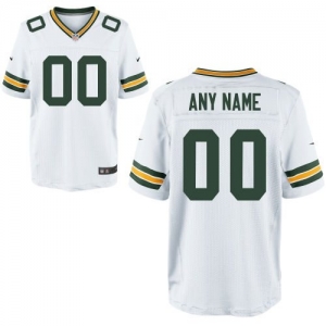 Nike Green Bay Packers Customized Elite Jersey - White