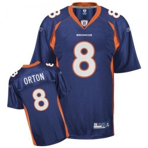 Reebok Kyle Orton Denver Broncos Replica Jersey - Navy Blue