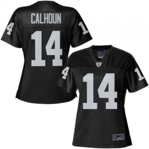 Pro Line Women's Oakland Raiders Duke Calhoun Team Color Jersey