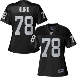 Pro Line Women's Oakland Raiders Zach Hurd Team Color Jersey