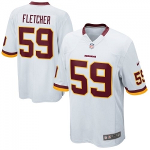 Nike London Fletcher Washington Redskins Game Jersey - White