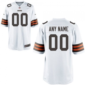 Nike Men's Cleveland Browns Customized White Game Jersey