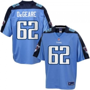 Pro Line Men's Tennessee Titans Chris DeGeare Team Color Jersey