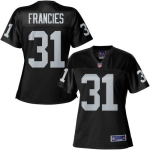 Pro Line Women's Oakland Raiders Coye Francies Team Color Jersey