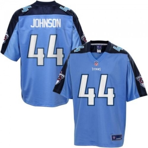 Pro Line Men's Tennessee Titans Quinn Johnson Team Color Jersey