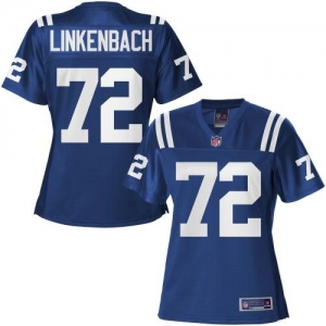 Pro Line Women's Indianapolis Colts Jeff Linkenbach Team Color J