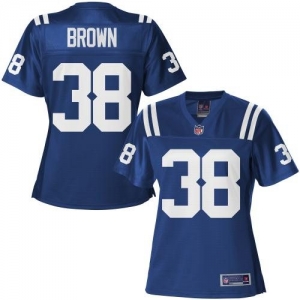 Pro Line Women's Indianapolis Colts Sergio Brown Team Color Jers