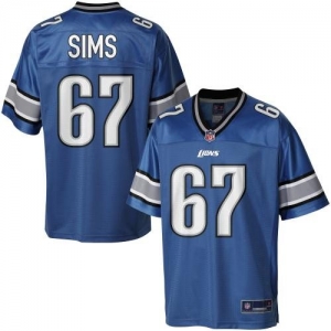 Pro Line Men's Detroit Lions Rob Sims Team Color Jersey