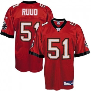 Reebok Barrett Ruud Tampa Bay Buccaneers Replica Jersey - Red