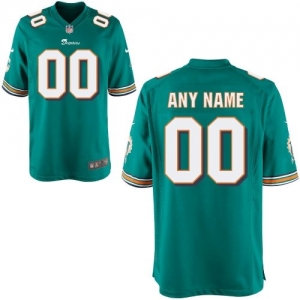 Nike Men's Miami Dolphins Customized Team Color Game Jersey