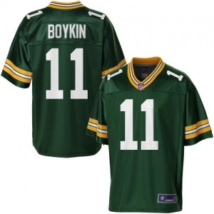 Pro Line Men's Green Bay Packers Jarrett Boykin Team Color Jerse