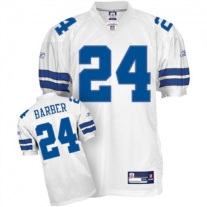 Reebok Dallas Cowboys Marion Barber Authentic Jersey - White