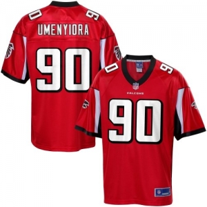 Pro Line Men's Atlanta Falcons Osi Umenyiora Team Color Jersey