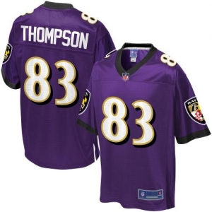 Pro Line Men's Baltimore Ravens Deonte Thompson Team Color Jerse