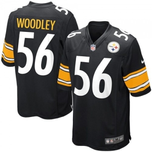 Nike LaMarr Woodley Pittsburgh Steelers Youth Game Jersey - Blac