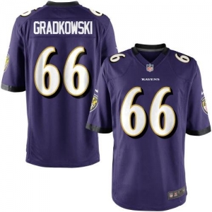 Nike Youth Baltimore Ravens Gino Gradkowski Team Color Game Jers