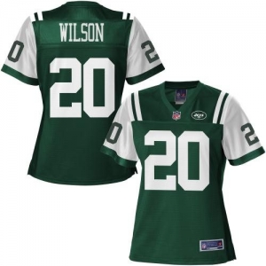 Pro Line Women's New York Jets Kyle Wilson Team Color Jersey