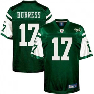 Reebok Plaxico Burress New York Jets Replica Jersey - Green