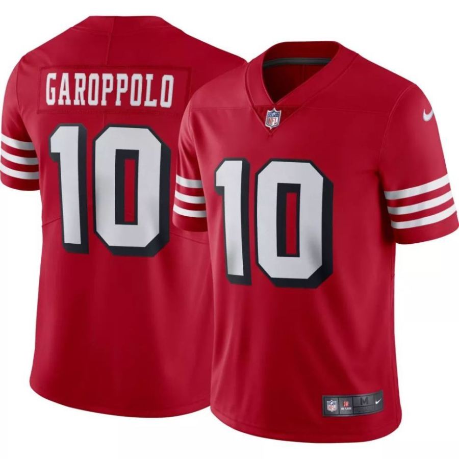 Nike Men's San Francisco 49ers Jimmy Garoppolo #10 Alternate Red