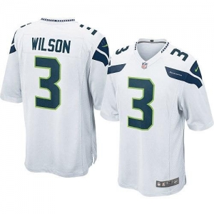 Nike Seattle Seahawks Russell Wilson Youth Game Jersey - White