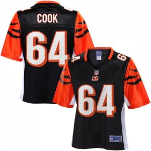 Pro Line Women's Cincinnati Bengals Kyle Cook Team Color Jersey