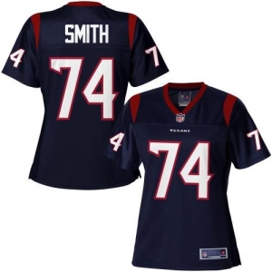 Pro Line Women's Houston Texans Wade Smith Team Color Jersey