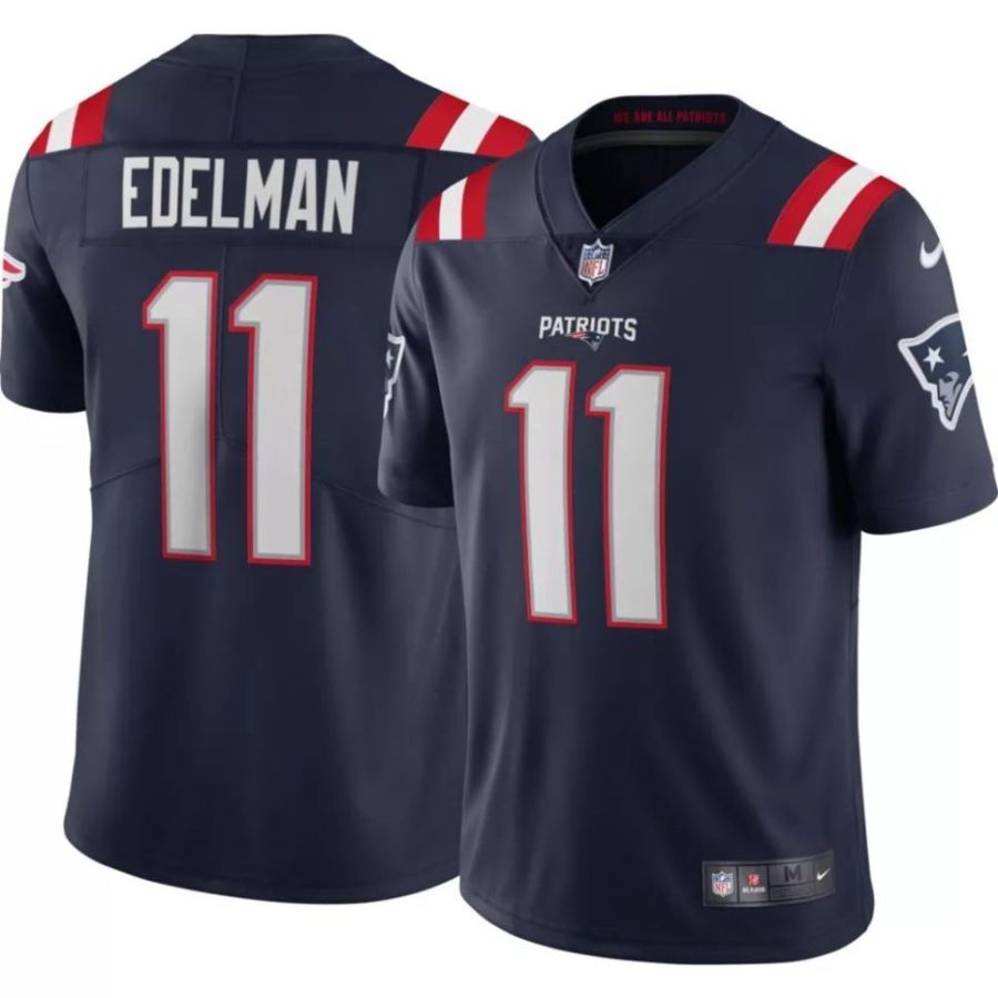 Nike Men's New England Patriots Julian Edelman #11 Navy Limited